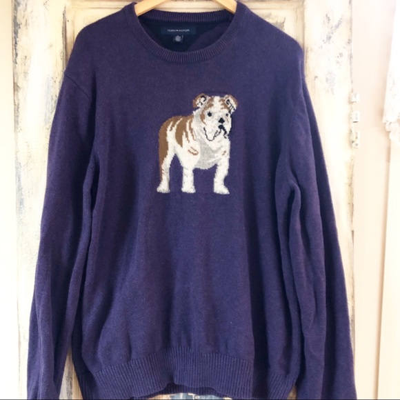 tommy hilfiger bulldog sweater